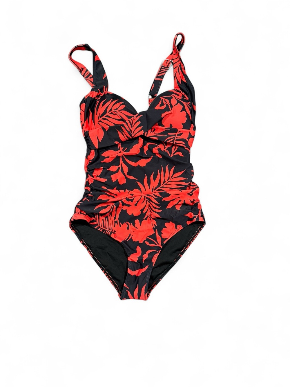 Red Floral One-Piece Swimsuit